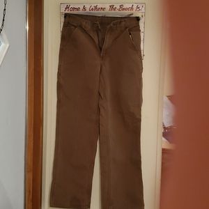 🤑Carhartt brown carpenter style jeans size 28x30